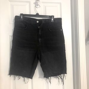Anthropologie Pilcro distressed shorts.